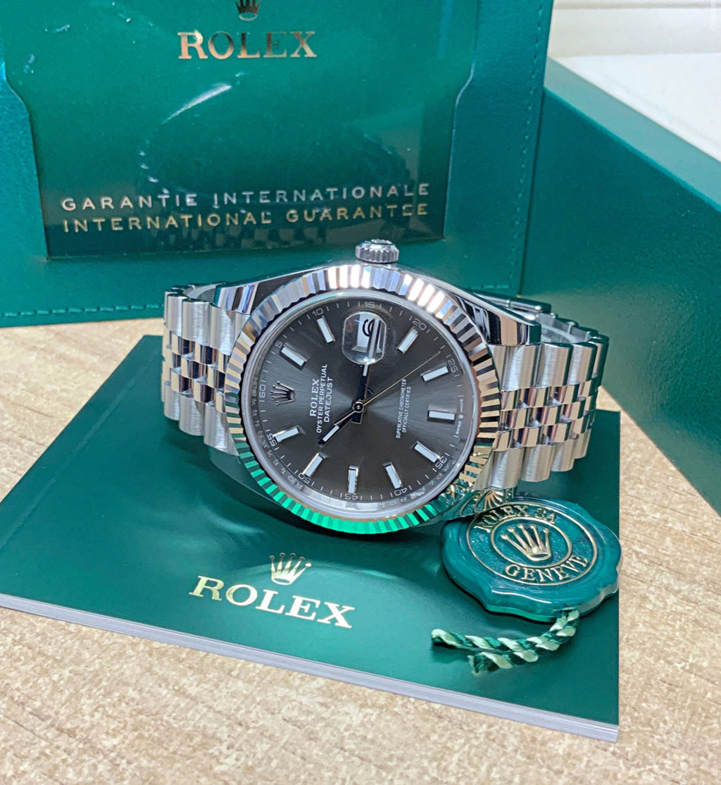 DATEJUST JUBILEE GREY RHODIUM