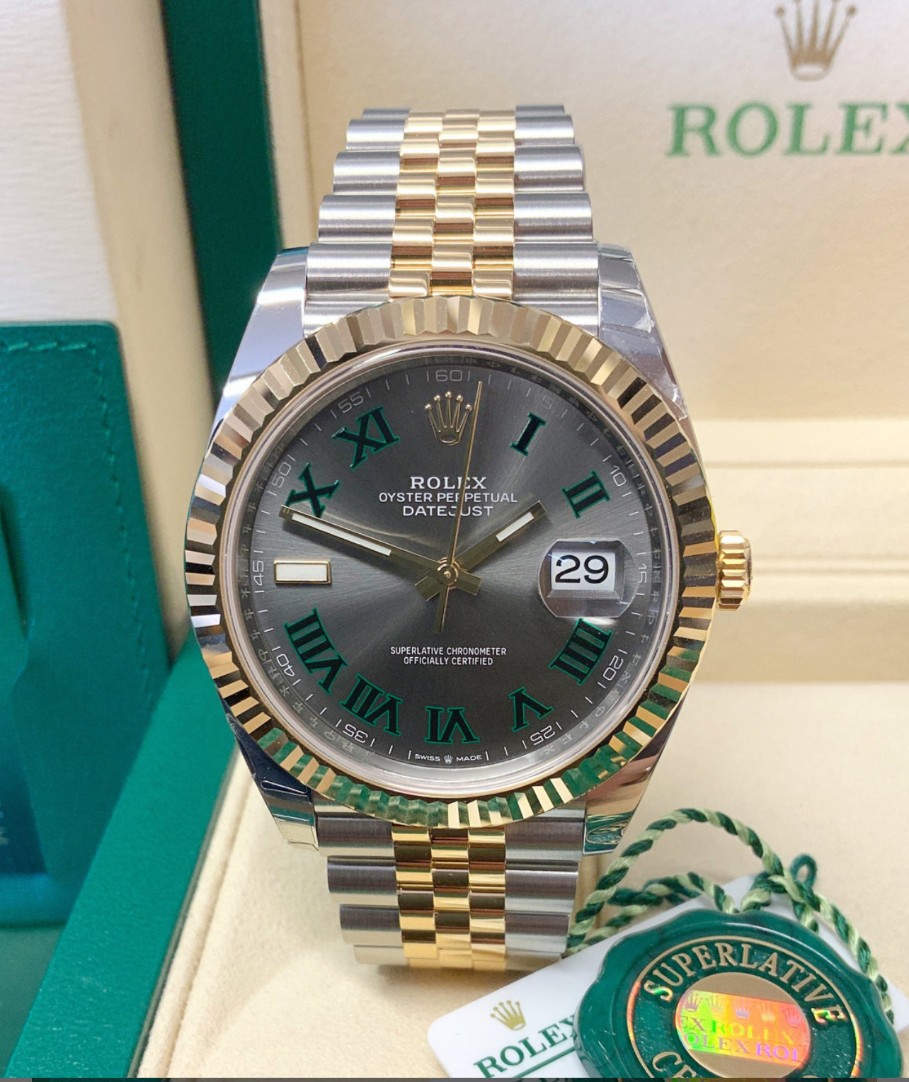 DATEJUST JUBILÈE WIMBLEDON "TWO TONE"