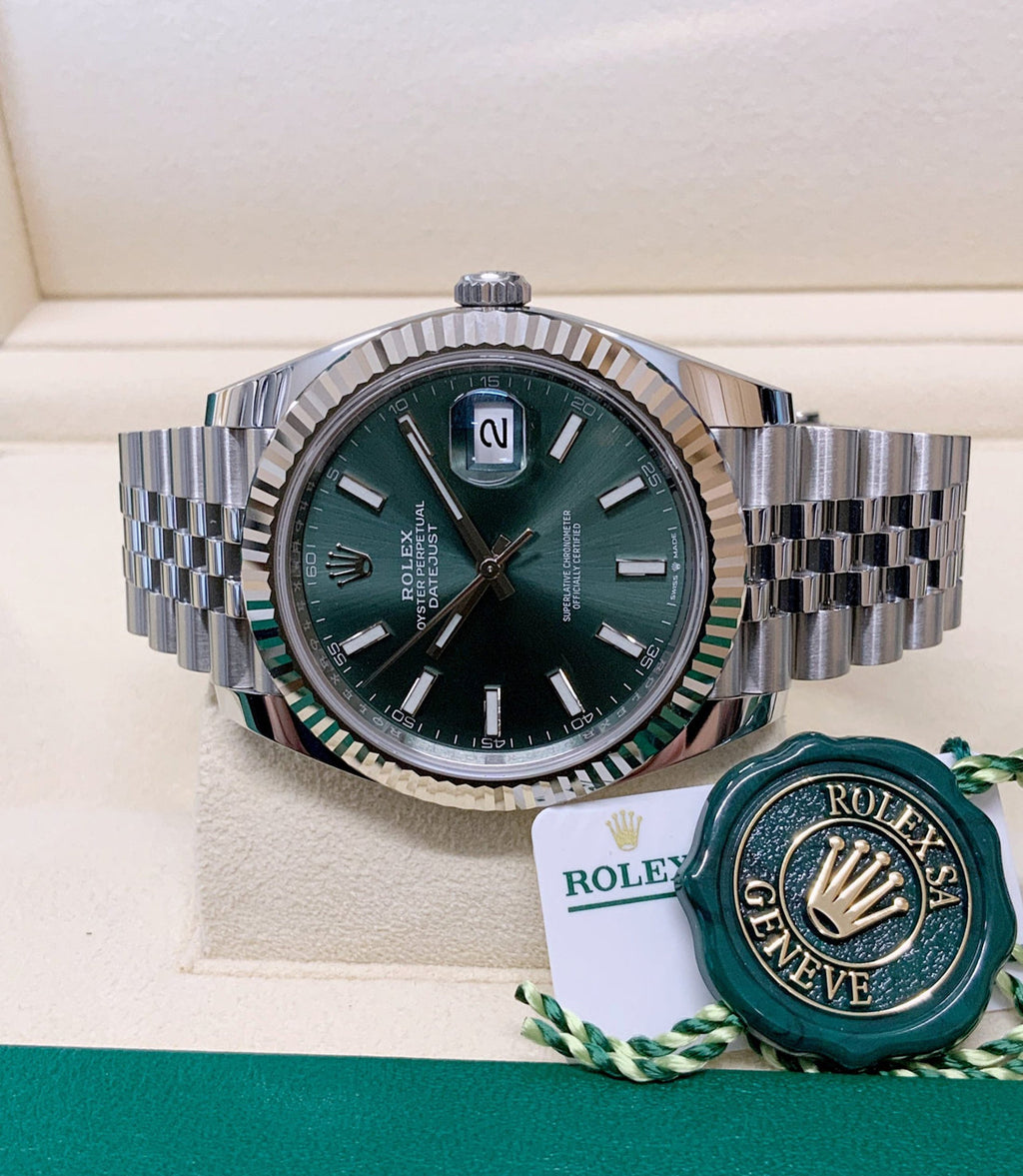 DATEJUST JUBILÉE MINT GREEN