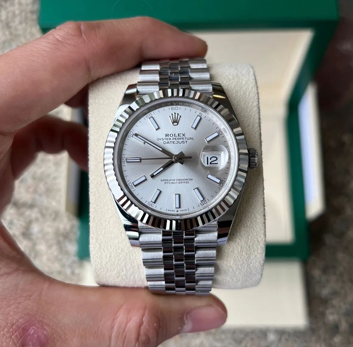 DATEJUST JUBILÉE SILVER DIAL