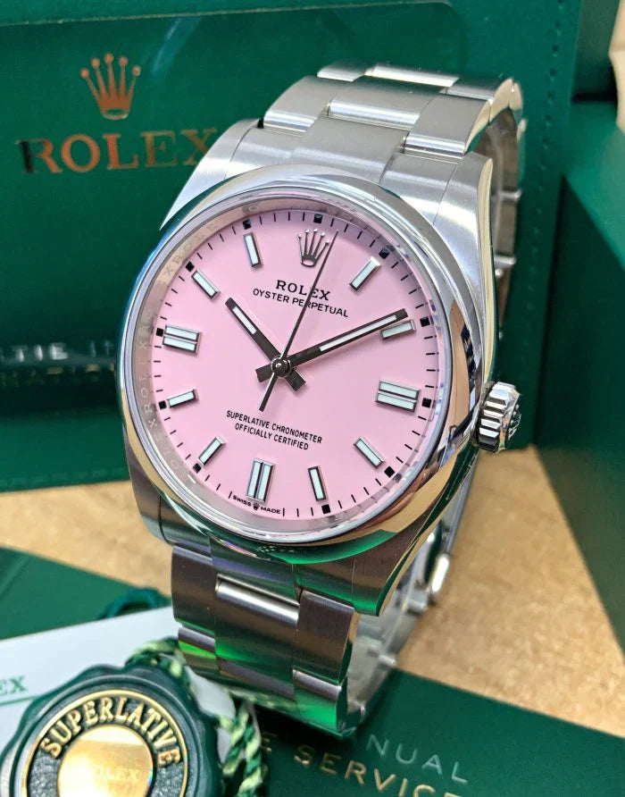 OYSTER PERPETUAL PINK