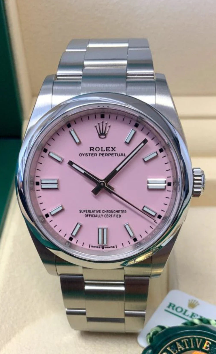OYSTER PERPETUAL PINK