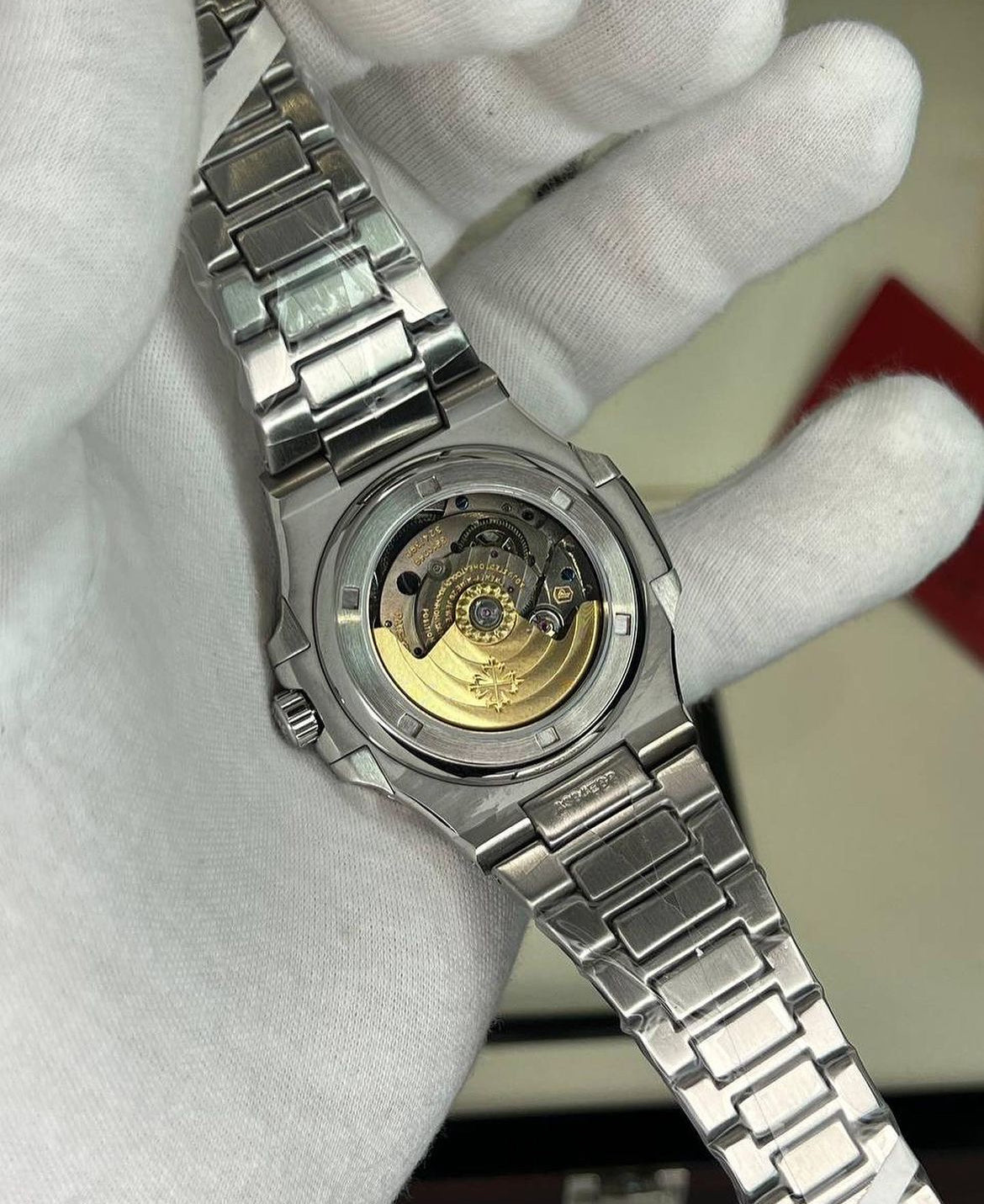 PATEK NAUTILUS BLACK DIAL