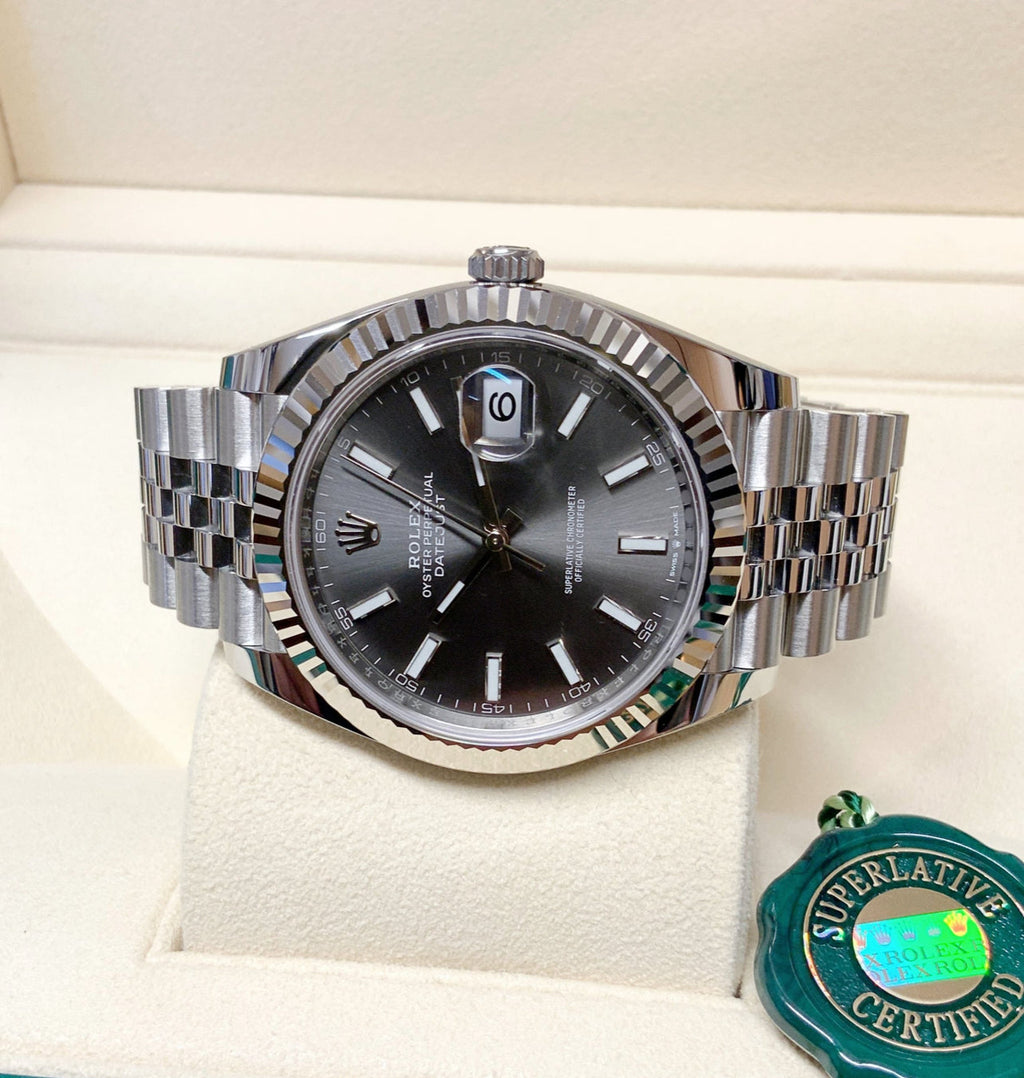 DATEJUST JUBILEE GREY RHODIUM