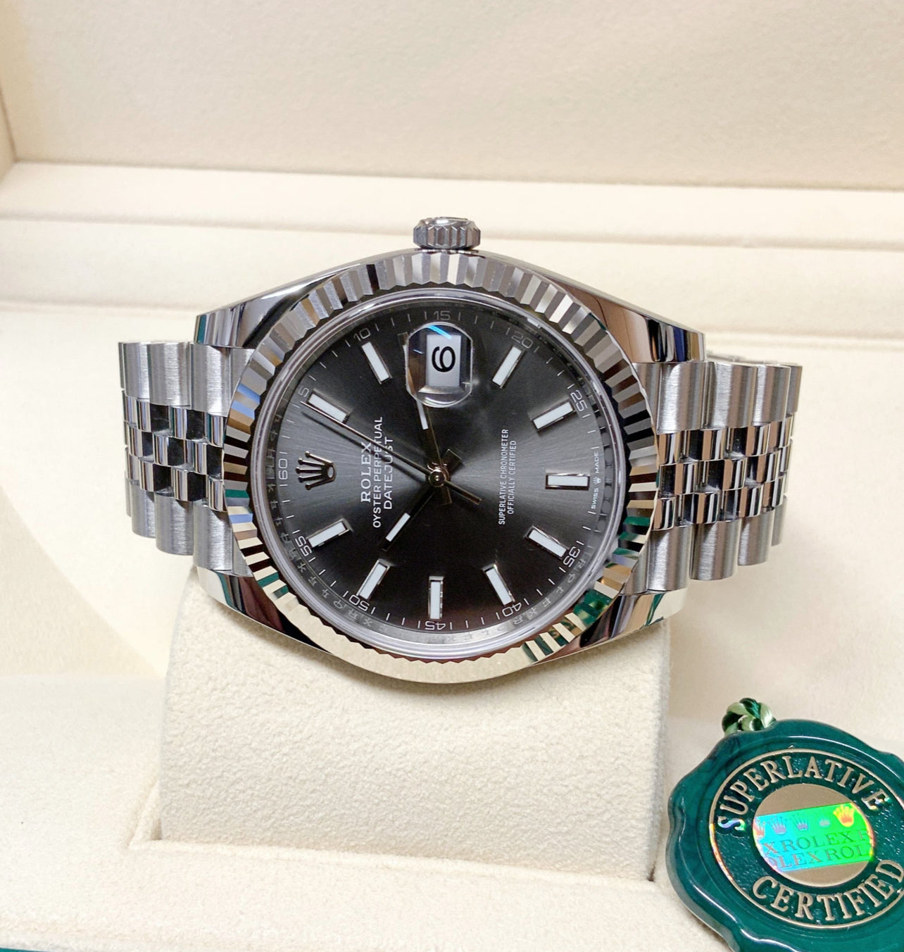 DATEJUST JUBILEE GREY RHODIUM