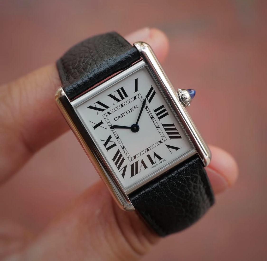 MUST TANK BLACK IN PELLE