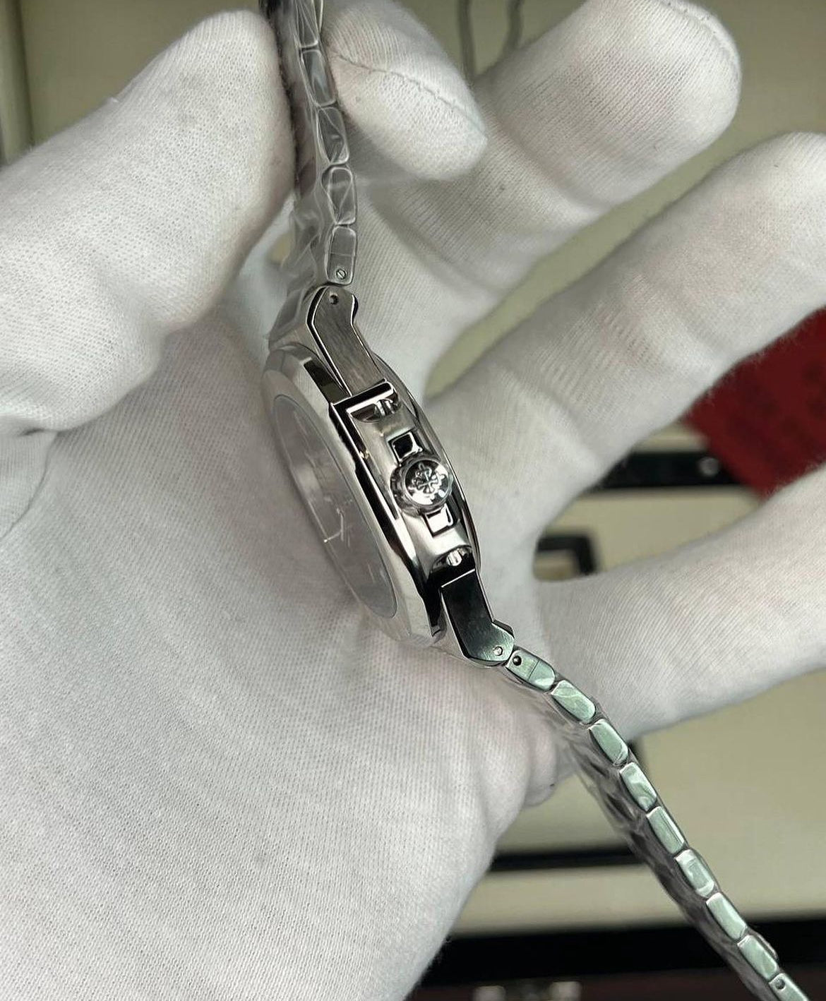 PATEK NAUTILUS BLACK DIAL