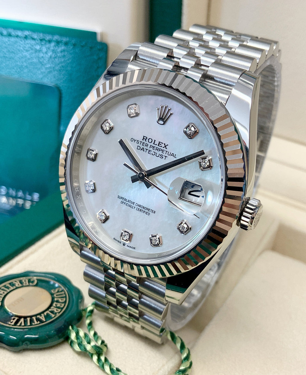 DATEJUST JUBILÉE WHITE DIAMOND