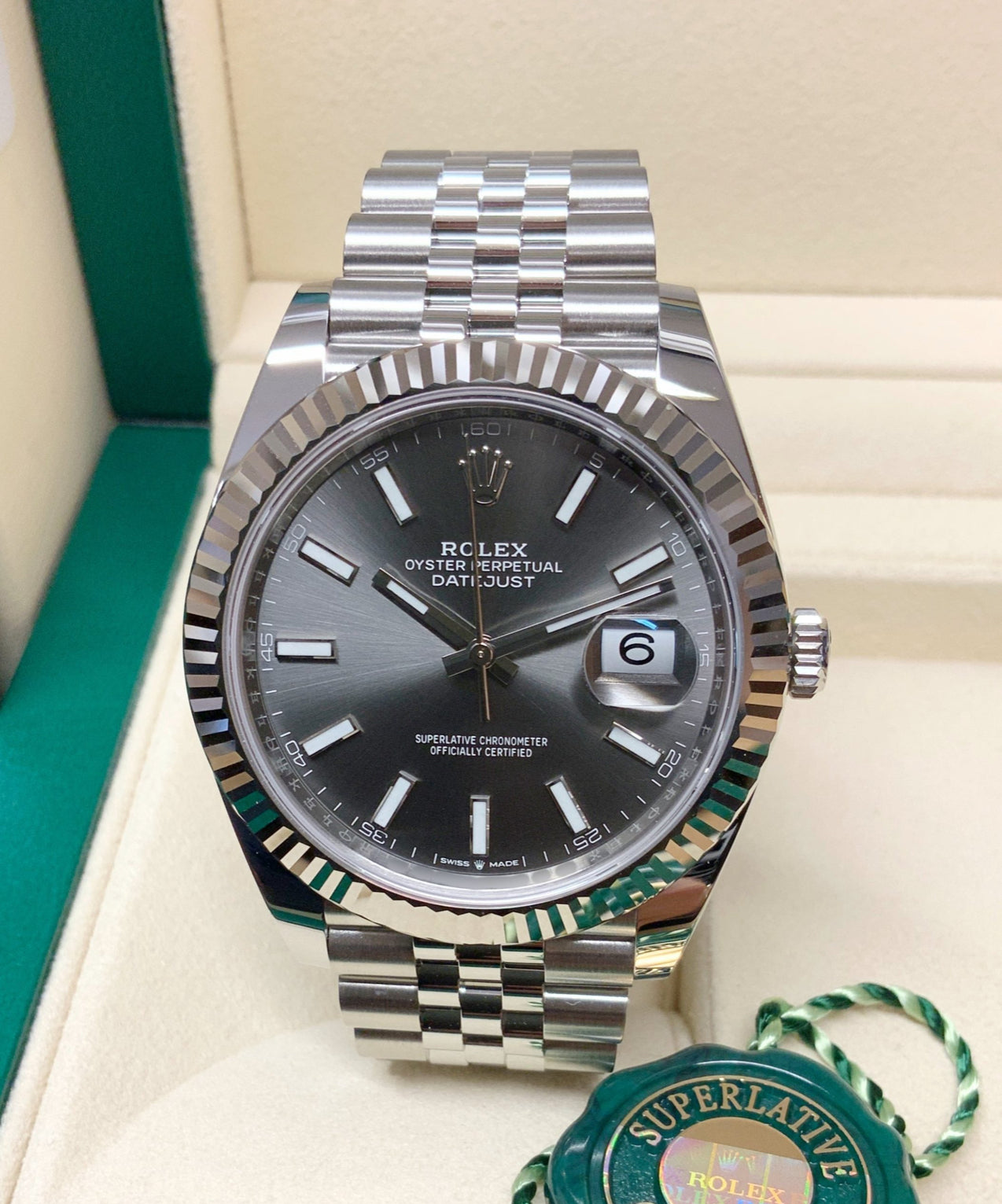 DATEJUST JUBILEE GREY RHODIUM