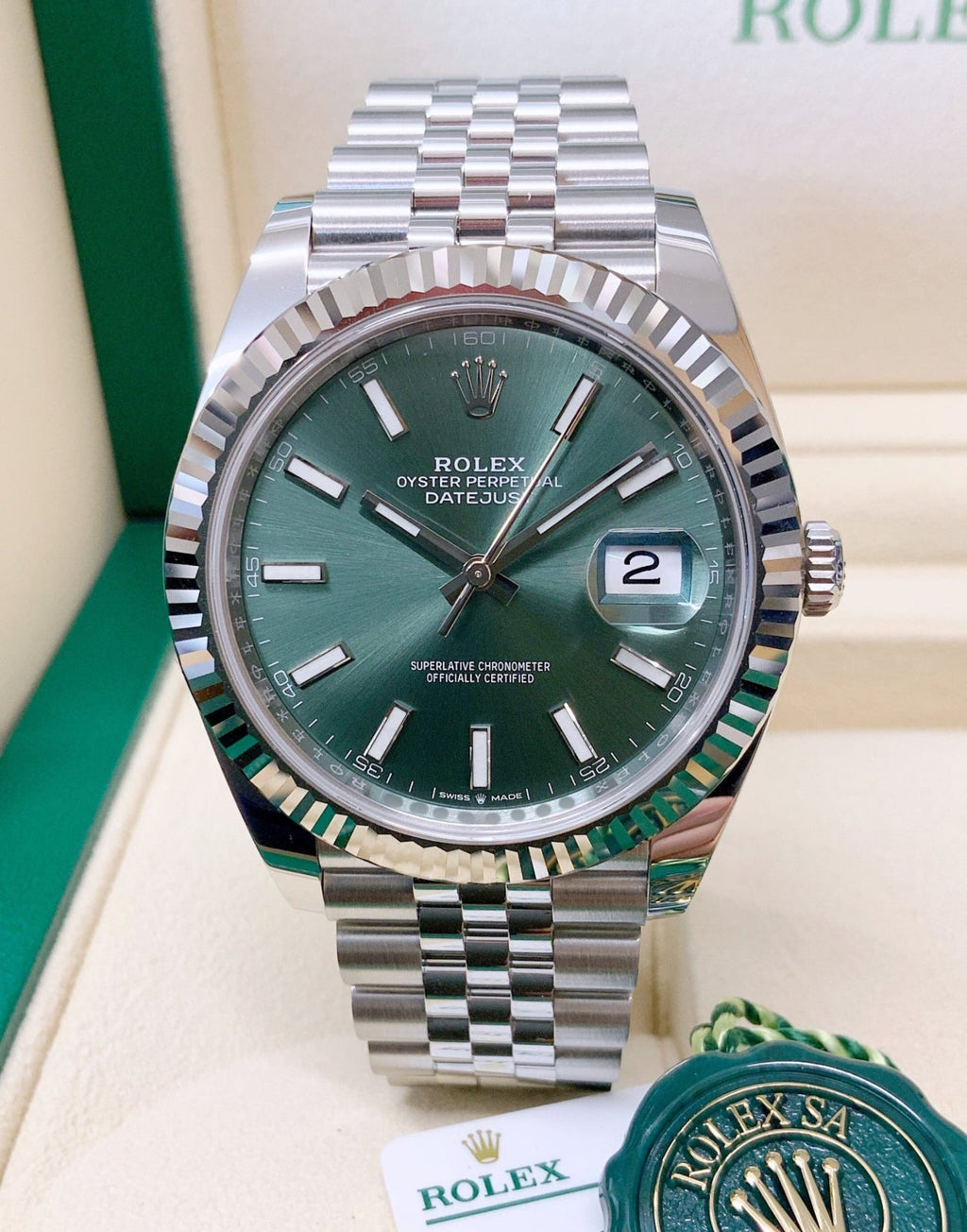 DATEJUST JUBILÉE MINT GREEN