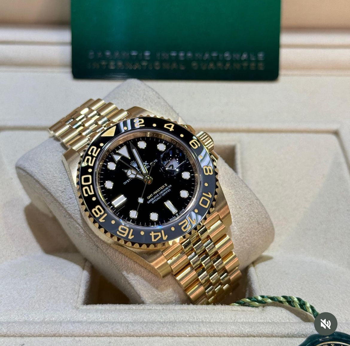 GMT MASTER II JUBILEE FULL GOLD