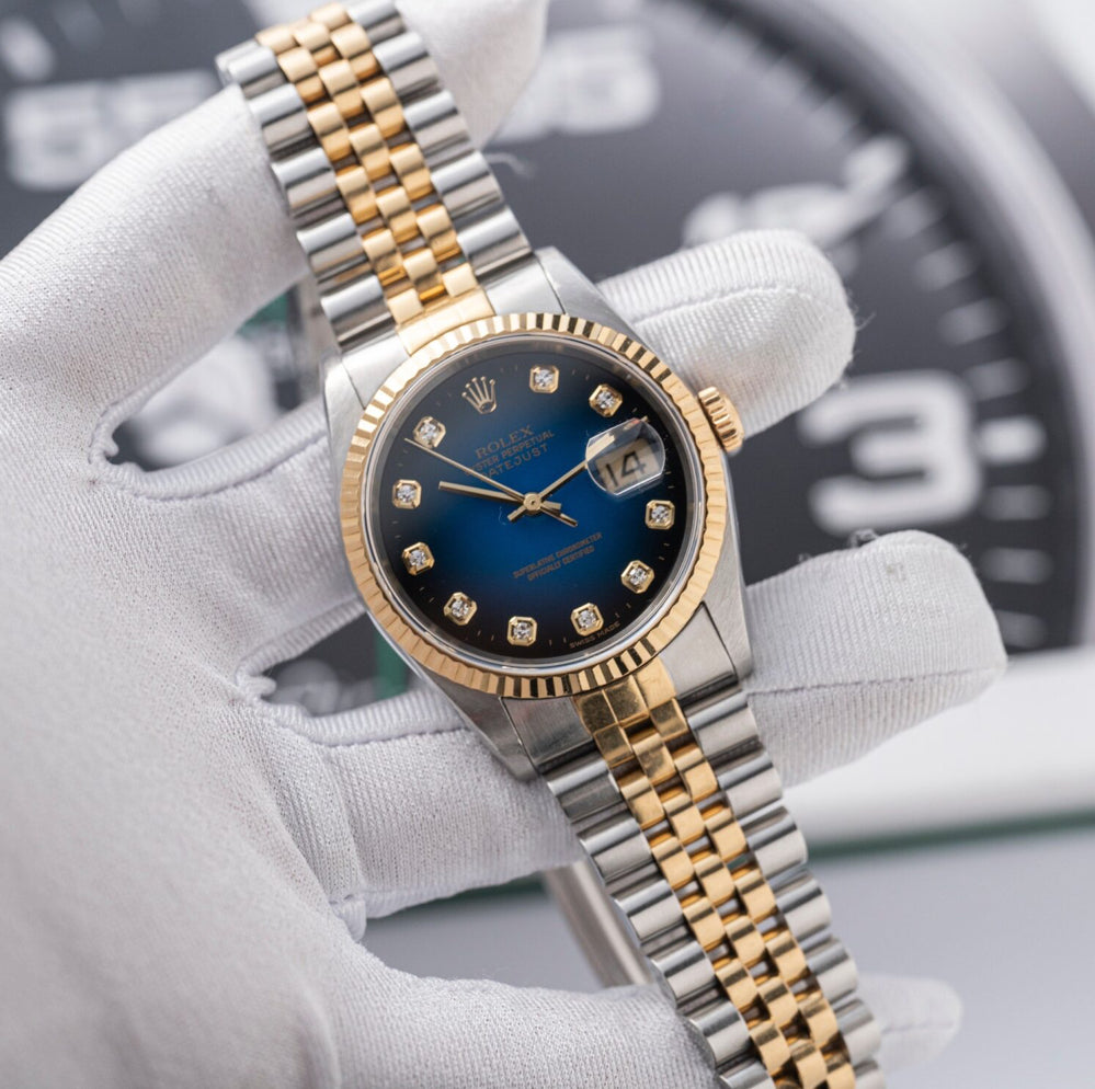 DATEJUST JUBILÉE GOLDEN BLUE DIAMOND