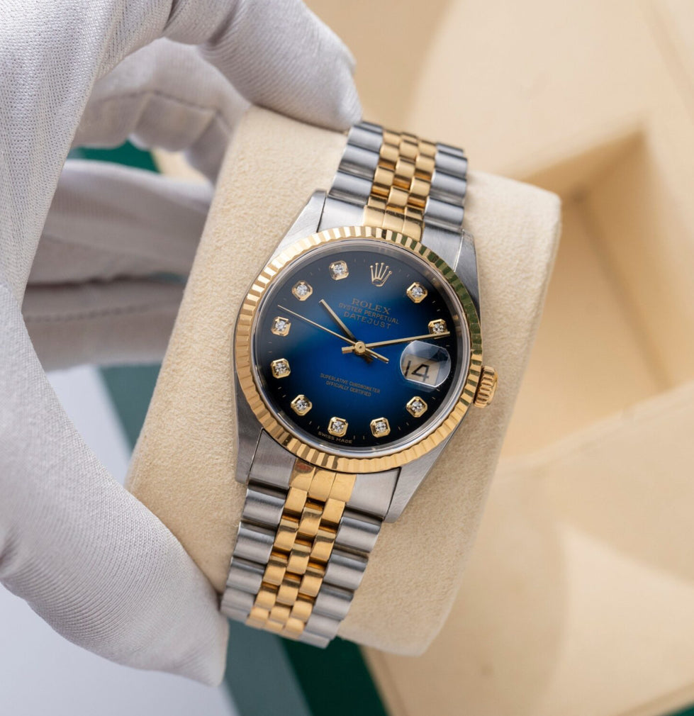 DATEJUST JUBILÉE GOLDEN BLUE DIAMOND
