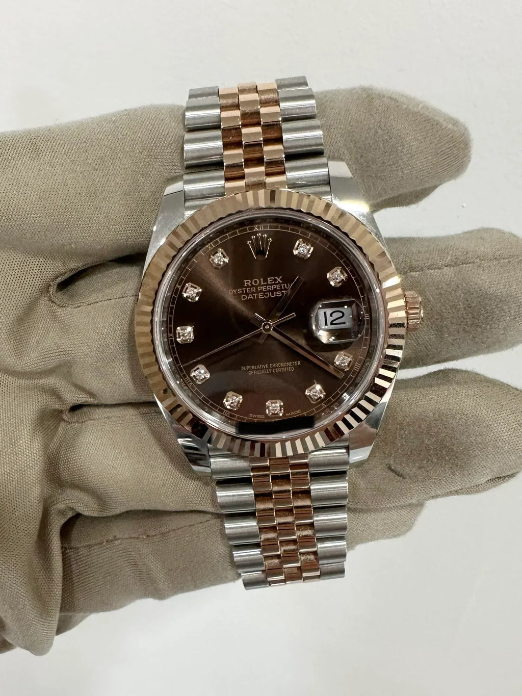 DATEJUST JUBILÉE CHOCOLATE DIAMOND