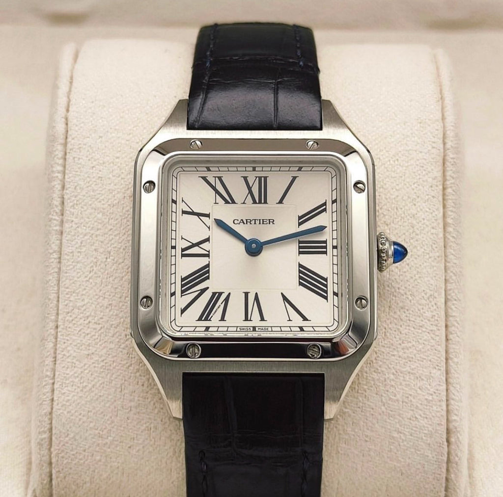 SANTOS DUMONT BLACK IN PELLE