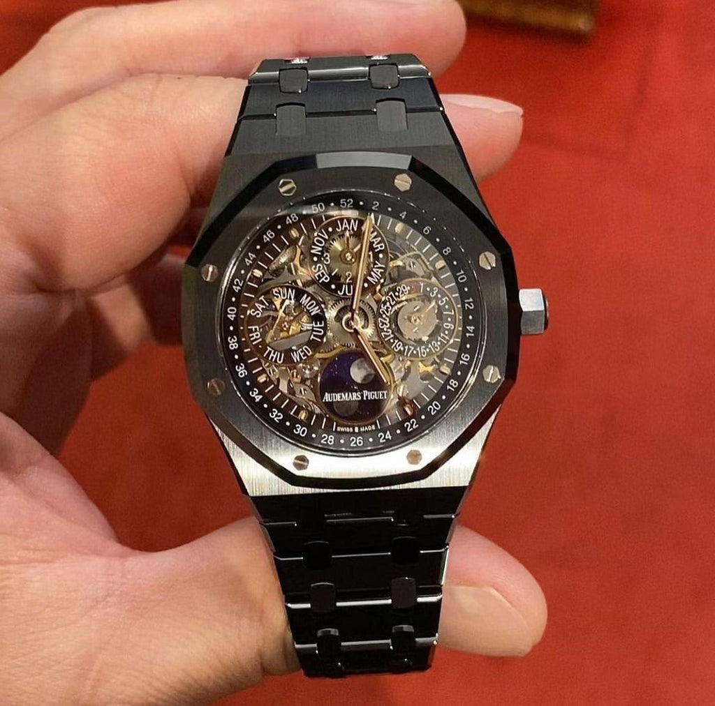 AP ROYAL OAK "SKELETON" BLACK