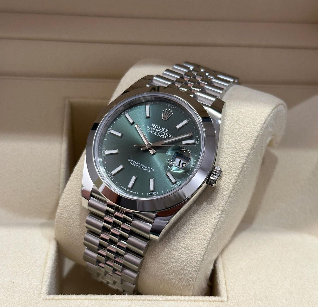 DATEJUST JUBILEE MINT GREEN LISCIO