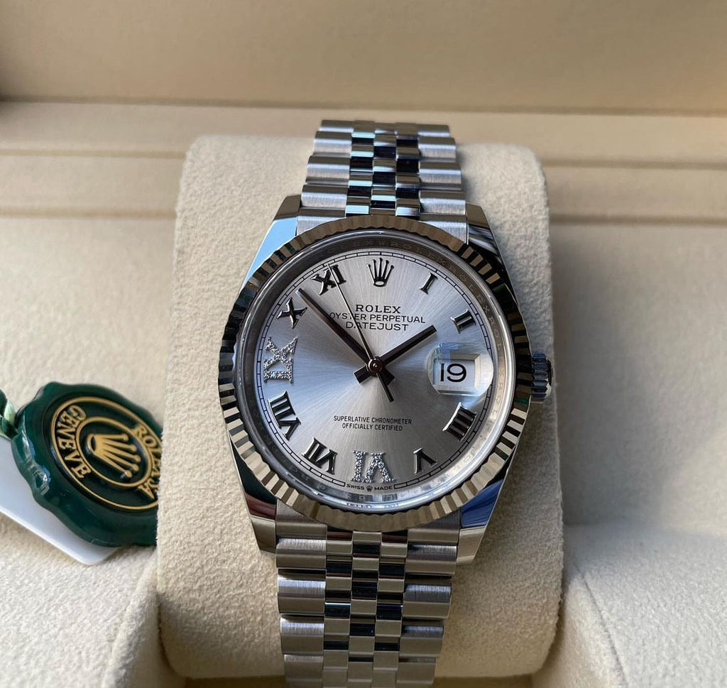 DATEJUST JUBILEE SILVER DIAL ROMAN